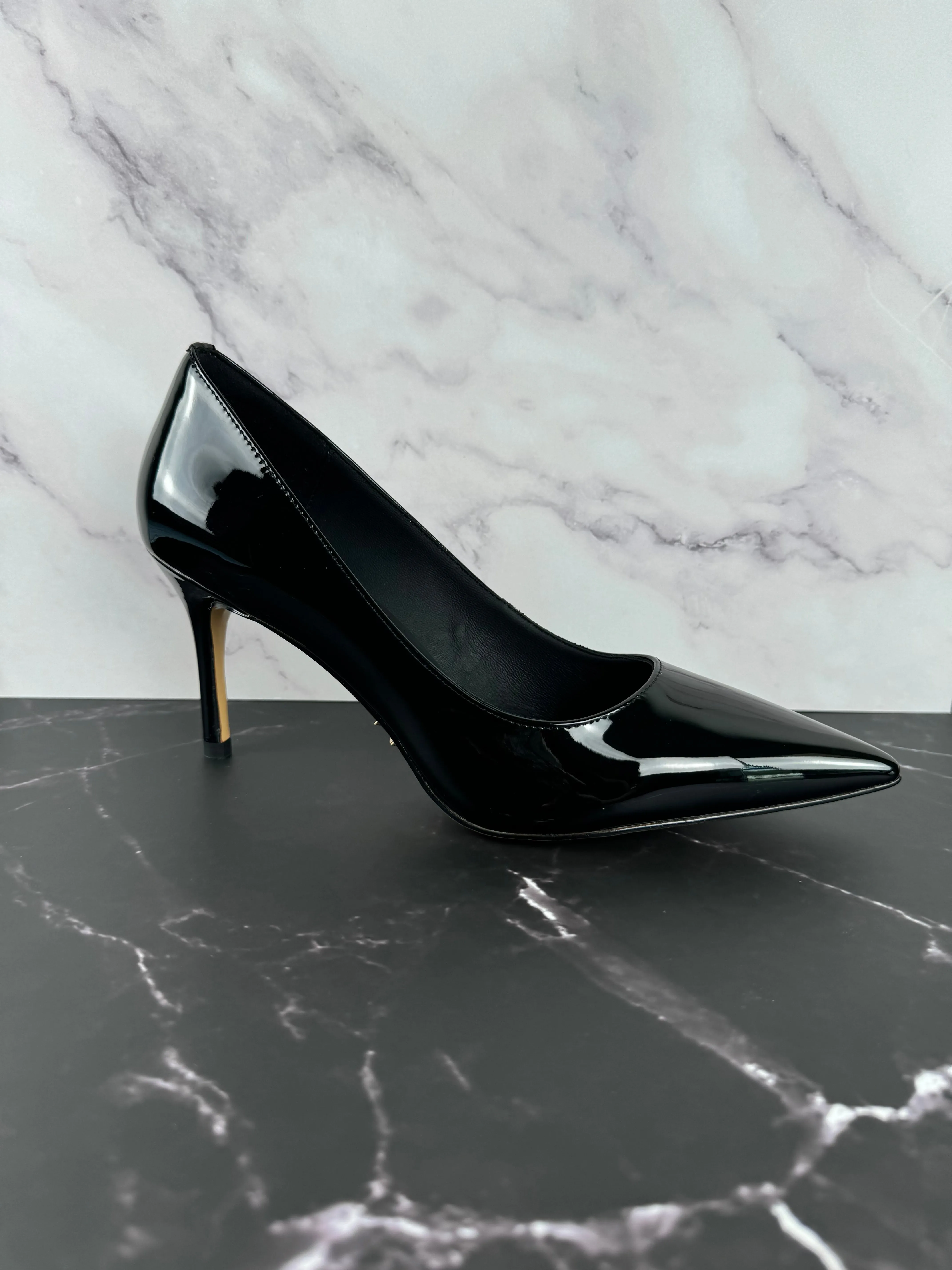 Black Tiffany Patent Leather Pump
