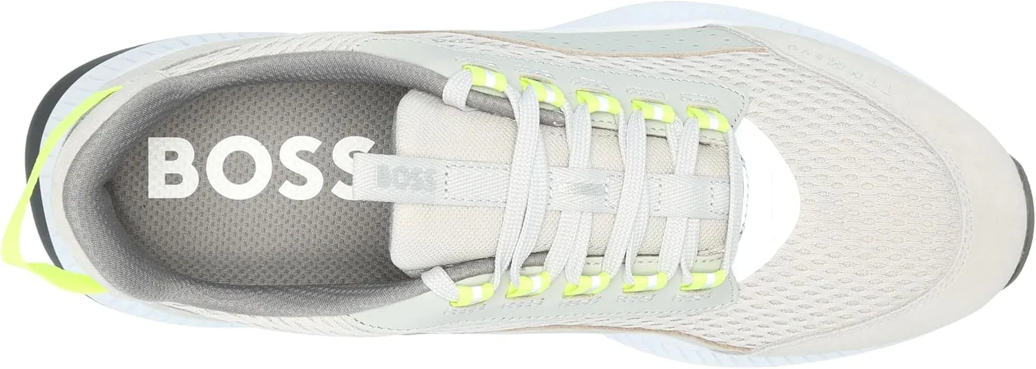 BOSS Men's Modern Knit Structure Running Sneaker