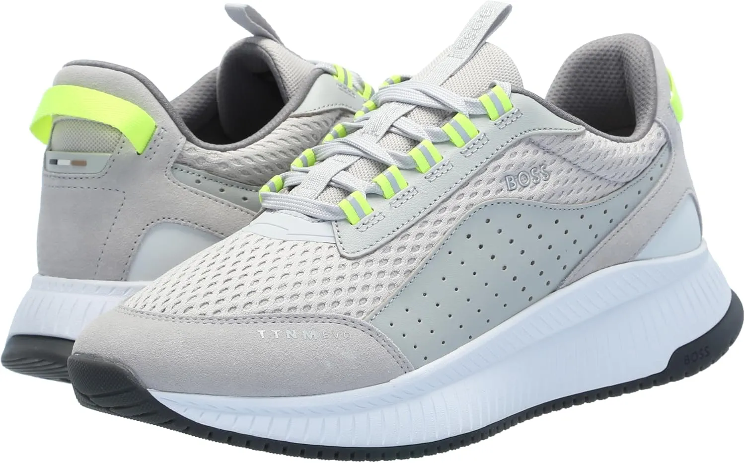BOSS Men's Modern Knit Structure Running Sneaker