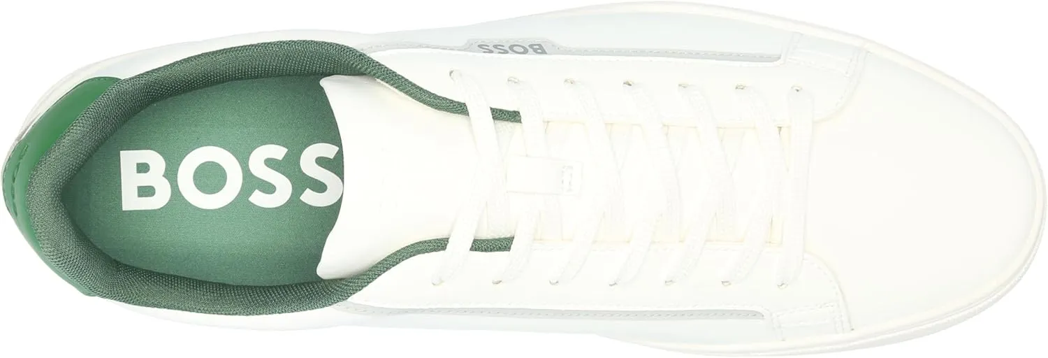 BOSS Men's Rhys Cupsole Small Logo Sneaker