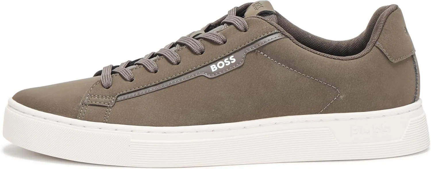 BOSS Men's Rhys Cupsole Small Logo Sneaker