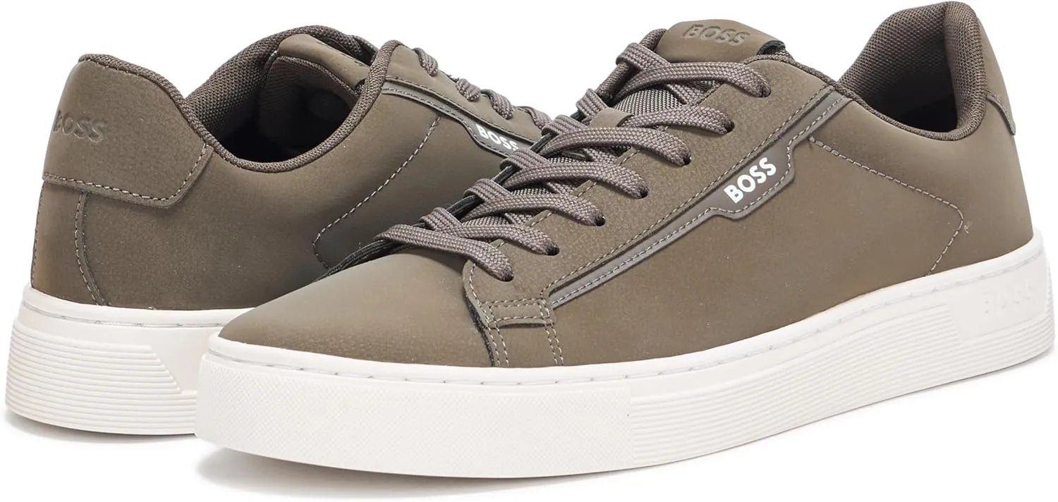 BOSS Men's Rhys Cupsole Small Logo Sneaker