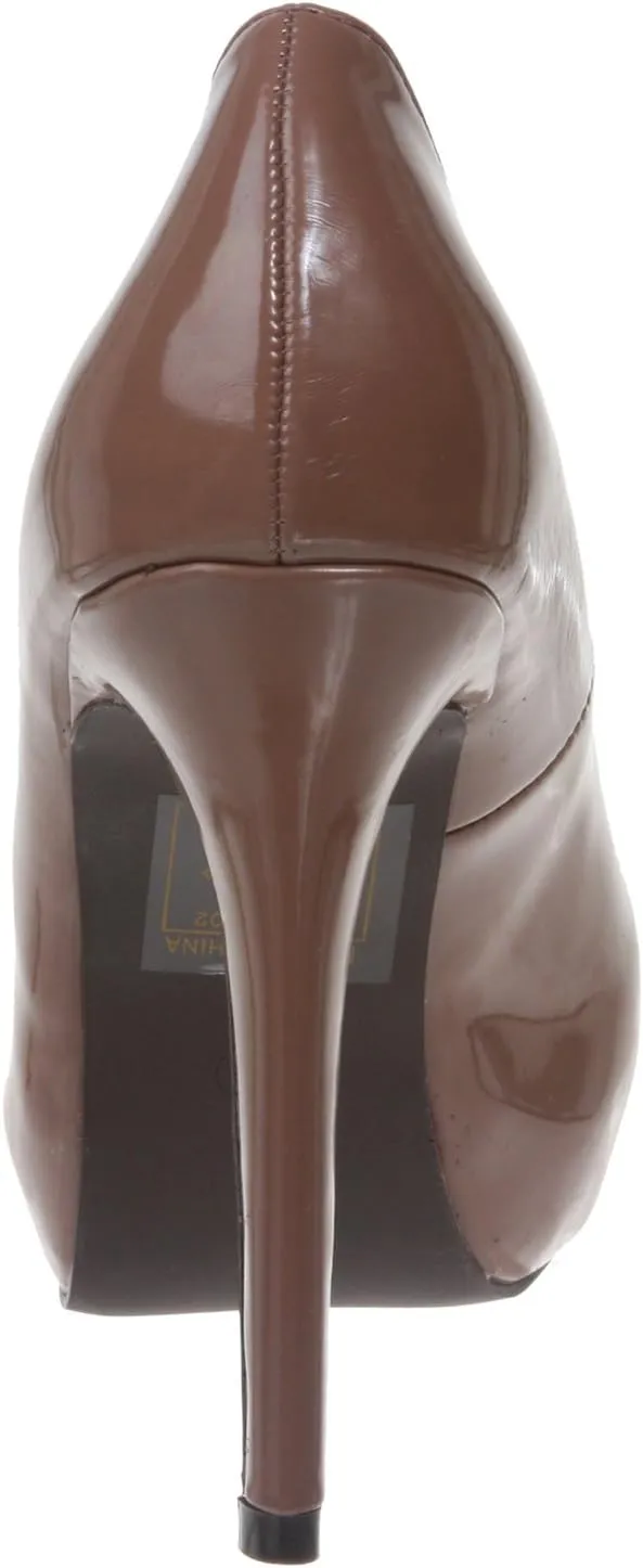 Breckelle's Women's Patent High Heel Platform Pumps