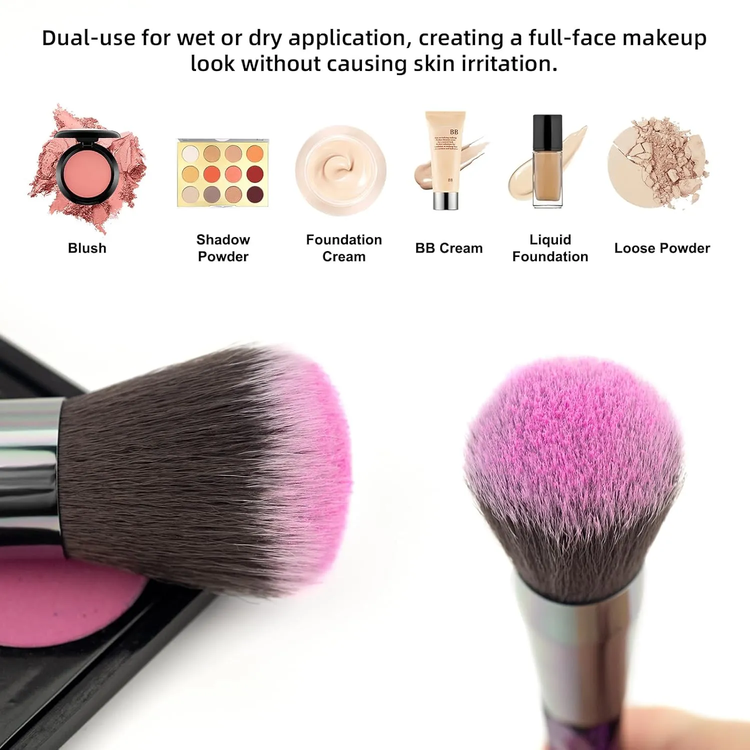 Brush set make up,Makeup Brushes, 10PCs Professional Cosmetic Brush Set Special Shiny Foundation Face Powder Brush Eyeshadows Blending Blush Brushes(Color:Purple)
