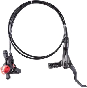 BUCKLOS MTB Hydraulic Disc Brakes, Mountain Bike Left Front 800mm Right Rear 1450mm Hydraulic Brake Set Aluminum Alloy Levers with Calipers PM/is Adapter Fit EBike/Fat Bike