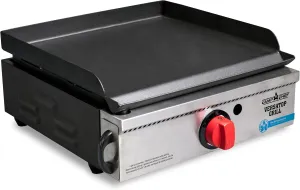 Camp Chef VersaTop - Flat Top Tabletop Grill - Gas Griddle for Outdoor Cooking & Camping Gear - Compatible with 14" Accessories