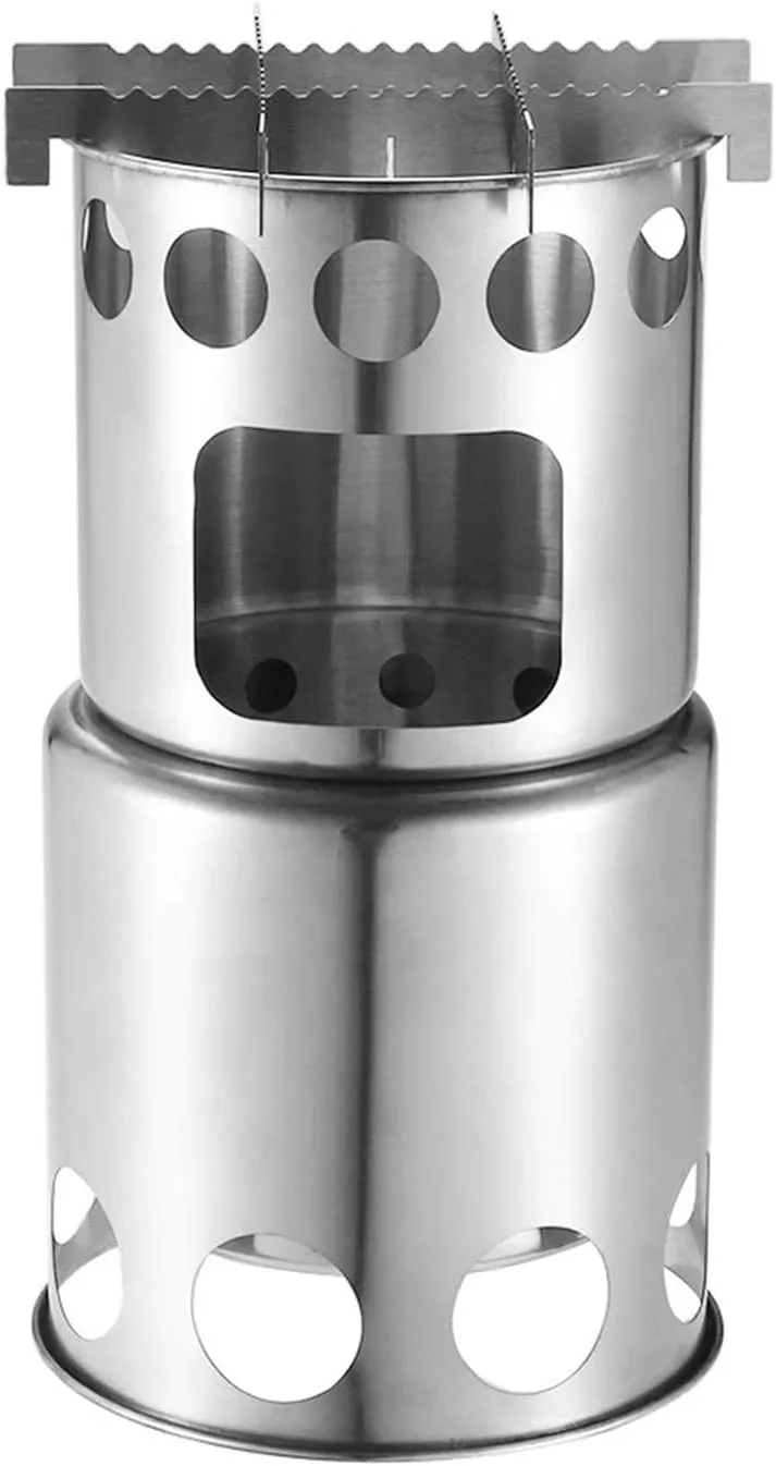 Camping Wood Stove Camping Wood Stove Portable Folding Wood Burning Backpacking Stove for Camping Cooking