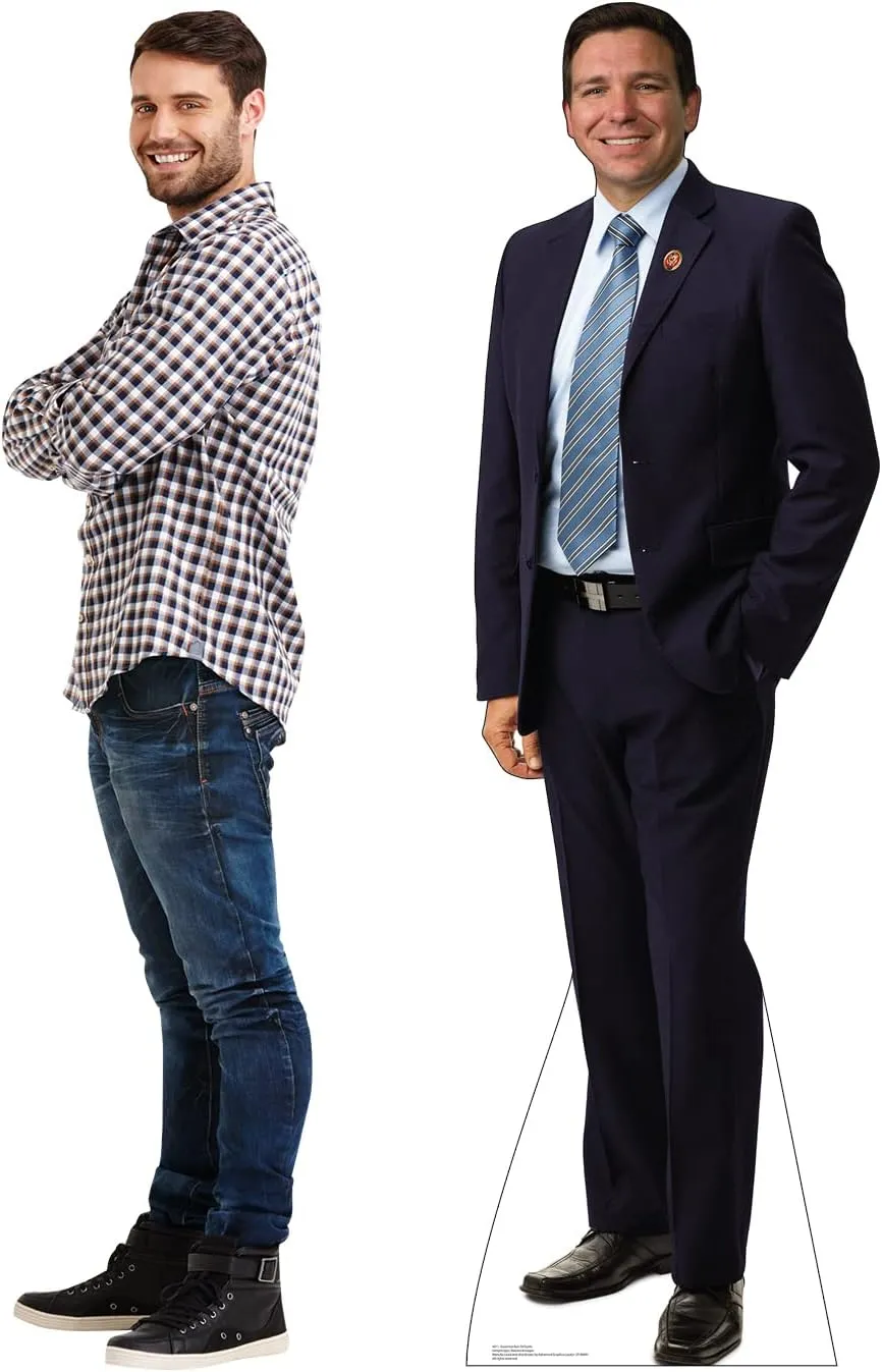 Cardboard People Governor Ron Desantis Cardboard Cutout Standup