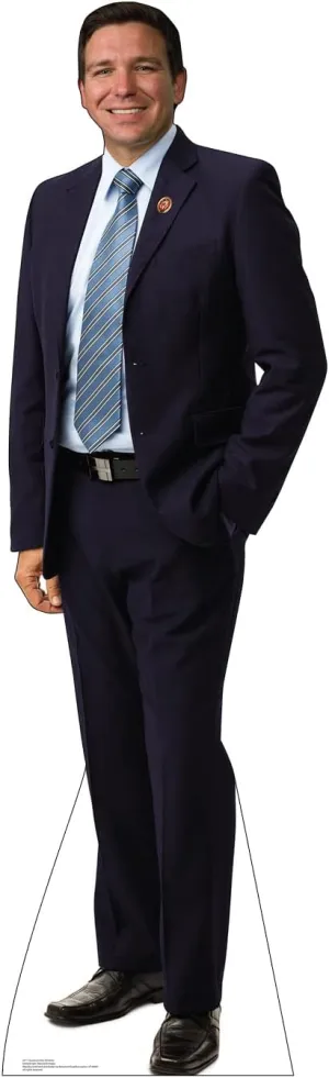 Cardboard People Governor Ron Desantis Cardboard Cutout Standup