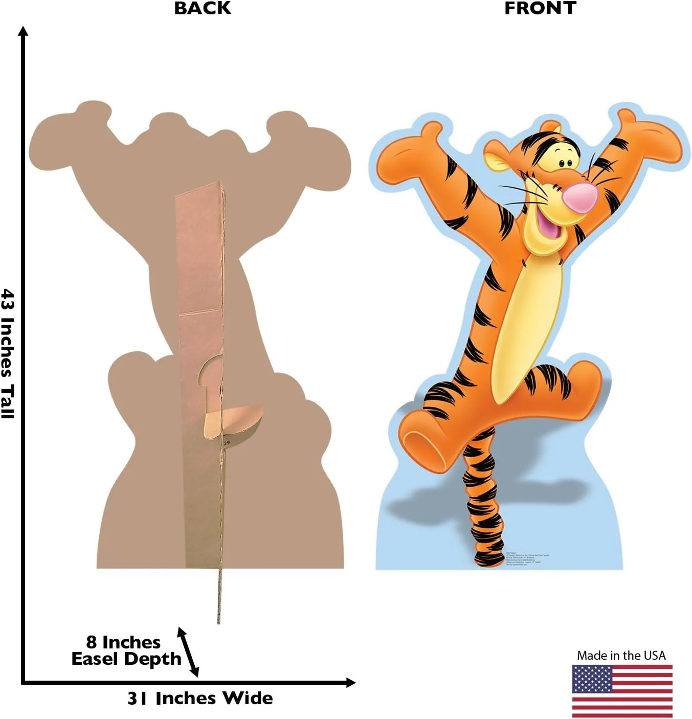 Cardboard People Tigger Life Size Cardboard Cutout Standup - Disney's Winnie The Pooh