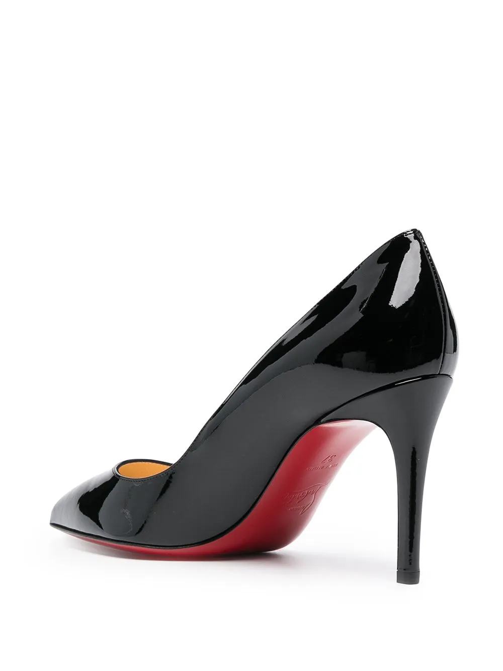 Christian Louboutin Pigalle 85mm Black Patent Leather Pumps