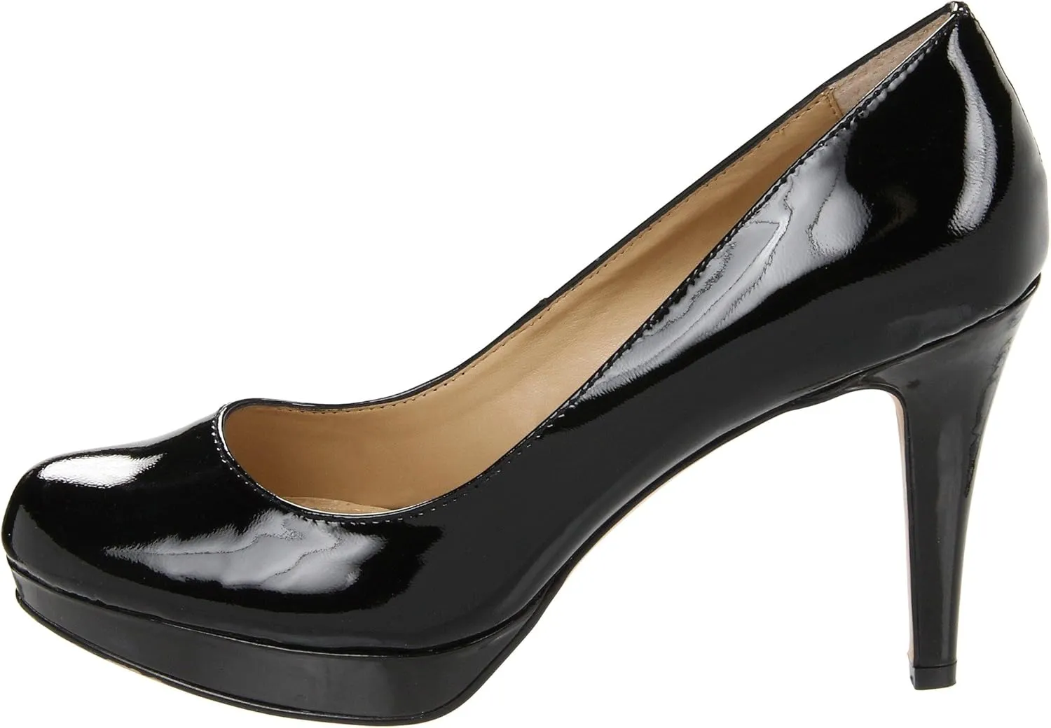 Circa Joan & David Women's Pearly Light Natural Patent Pump