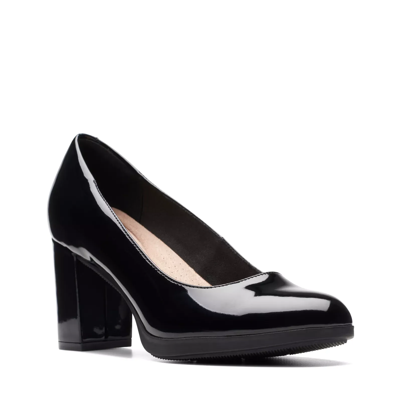 Clarks Women's Bayla Skip Black Patent 26174106