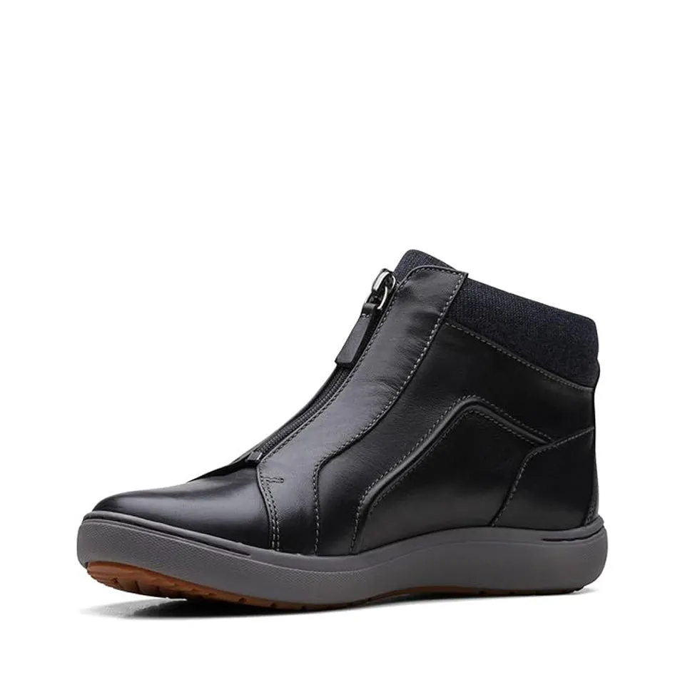 Clarks Women's Nalle Lo AP Black Leather 26168539