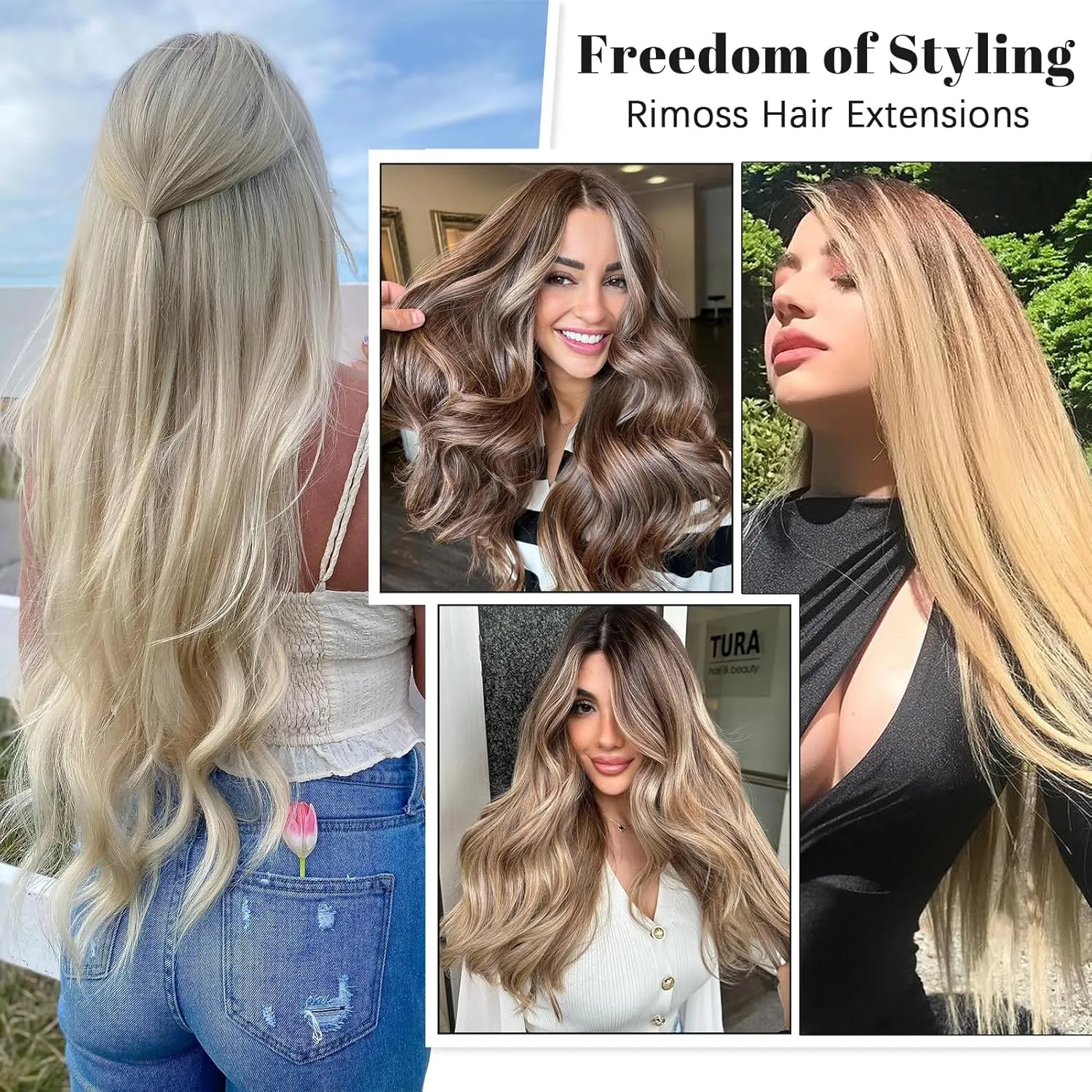 Clip in Hair Extensions Real Human Hair - 20 Inch 120g 7pcs, Chocolate Brown Color - Soft Remy Human Hair Clip in Extensions Straight for Women (#4 20 Inch)