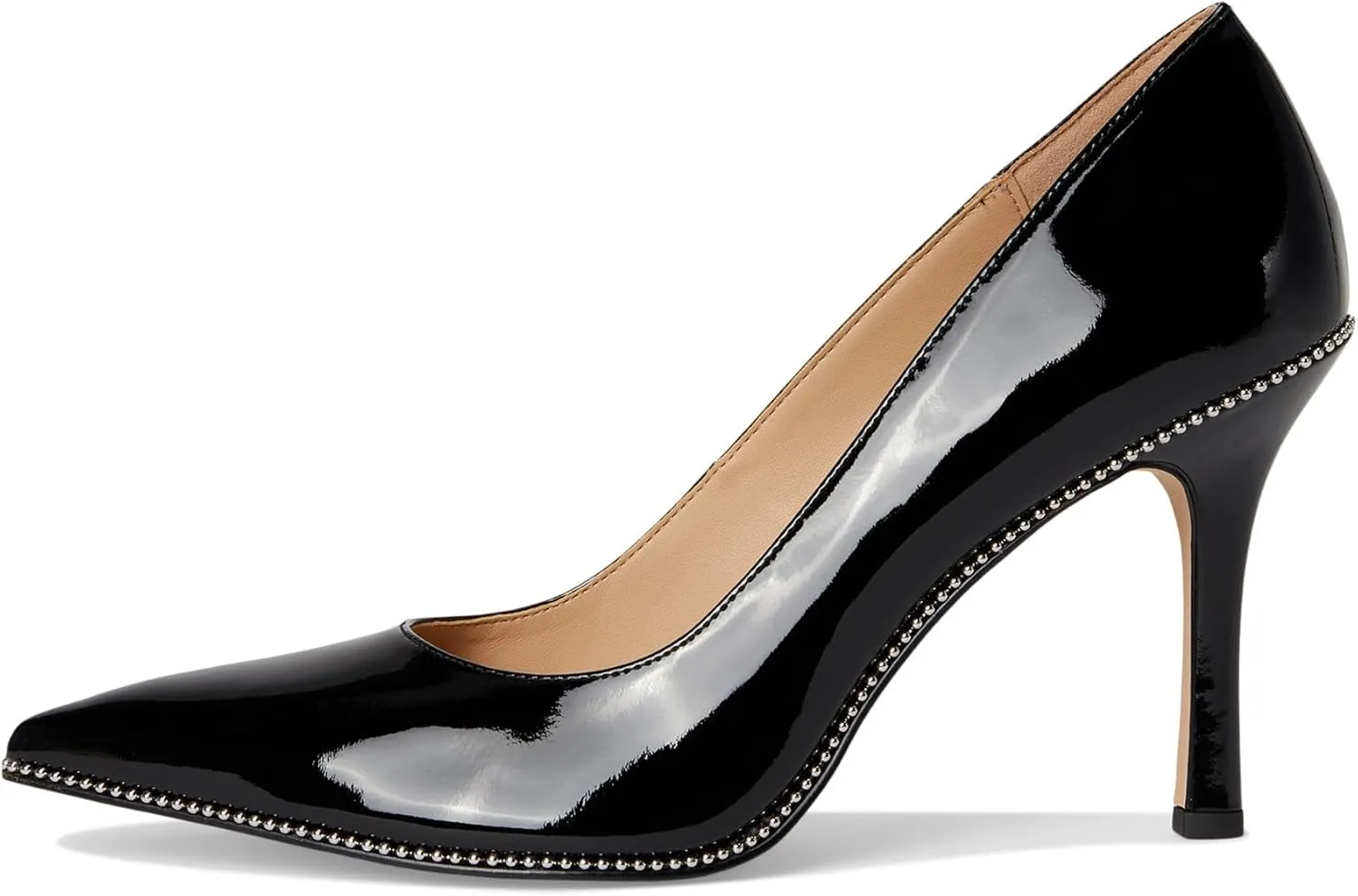 Coach Women's Samantha Pump, Patent Black, 8