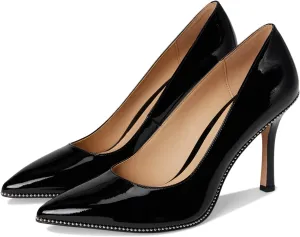 Coach Women's Samantha Pump, Patent Black, 8