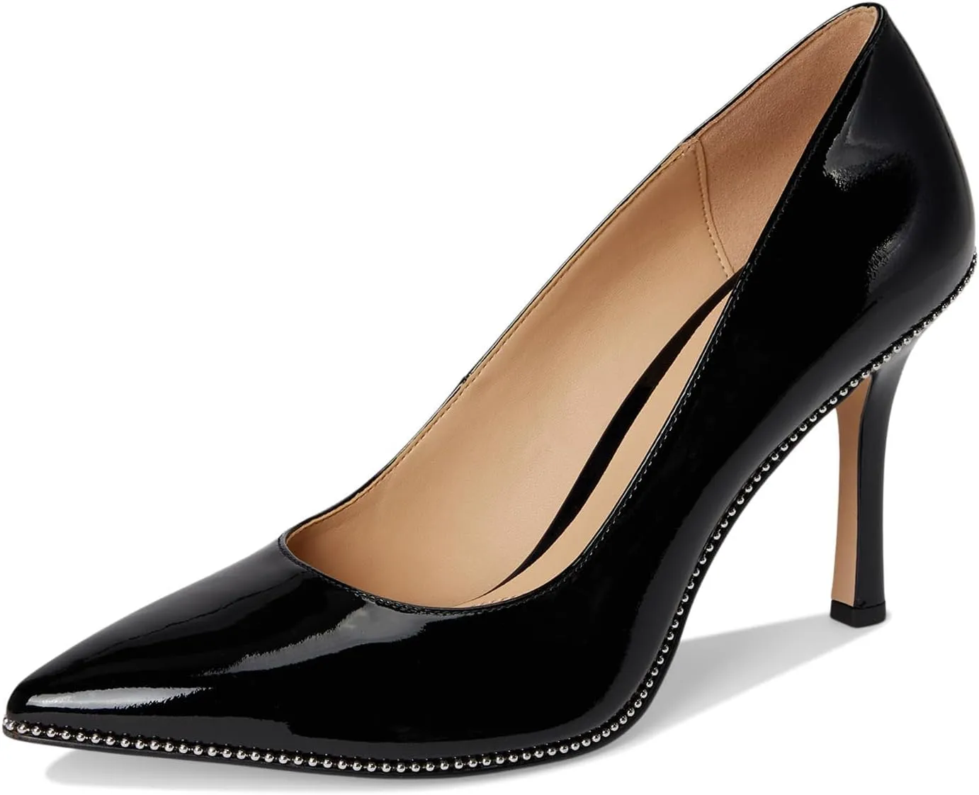 Coach Women's Samantha Pump, Patent Black, 8