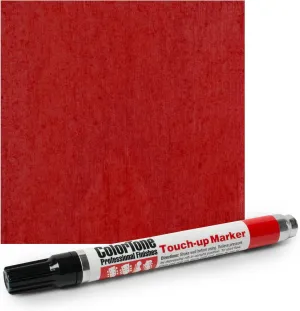 ColorTone Touch-Up Marker, Cherry Red Tinted Lacquer – Nitrocellulose Guitar Lacquer for Easy Finish Repairs – Fixes Scratches, Dings & Wear – Reversible Applicator Tip for Precision