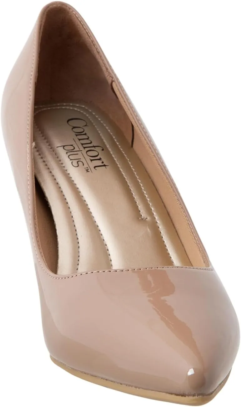 Comfort Plus by Predictions Women's Janine Pointy Toe Pump