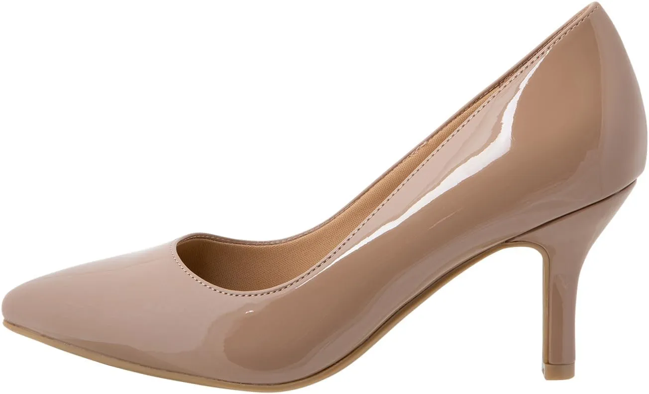 Comfort Plus by Predictions Women's Janine Pointy Toe Pump