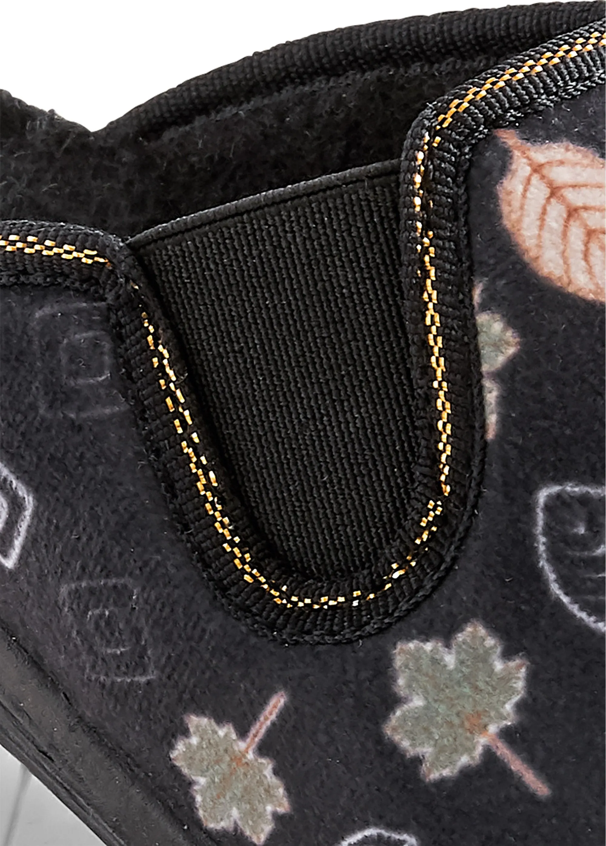 Comfort wide mule slippers with heels