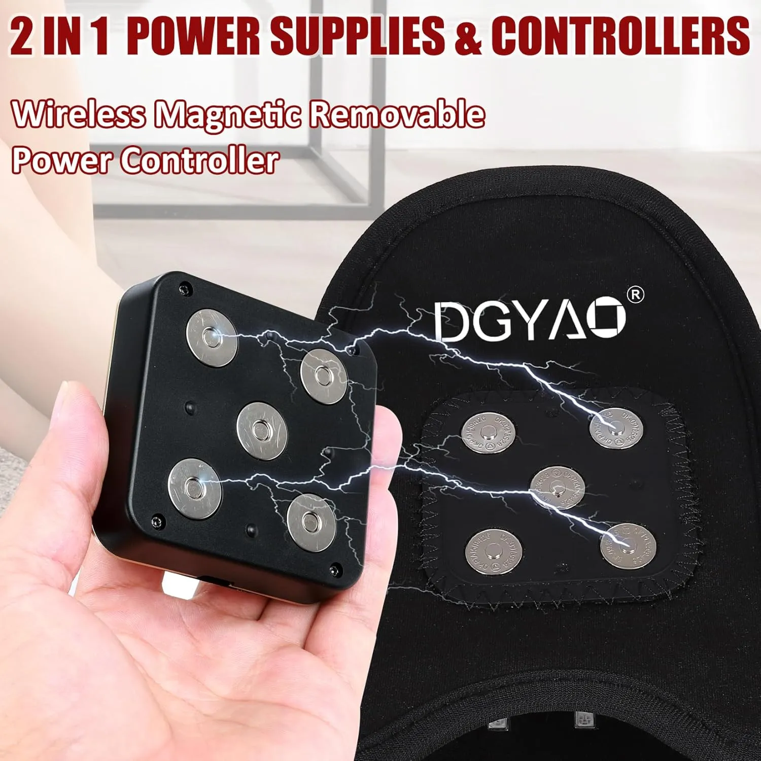 Cordless Red Light Therapy for Foot Pain Relief 4000mAh Battery Portable Wireless Near Infrared Light Therapy Slippers Feet Devices Wearable Wrap for Feet Muscle Relax Treatment Pad