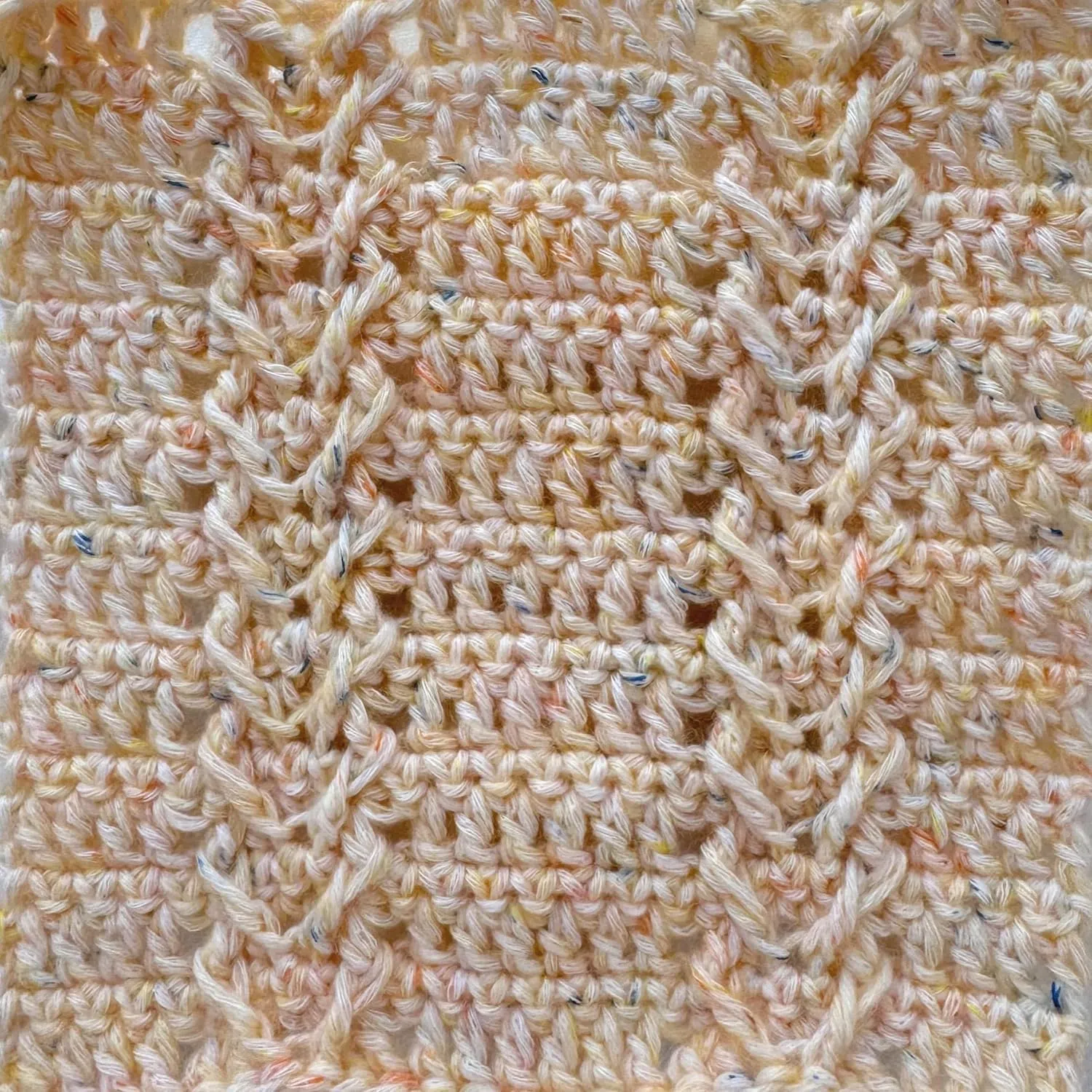 Cotton to The Core Speckled Soft Baby Yarn for Crocheting, 6 Skeins, 810Yds/300G, Free Patterns - Size 3 DK Light Worsted Weight Cotton Yarn for Knitting - Banana Cream
