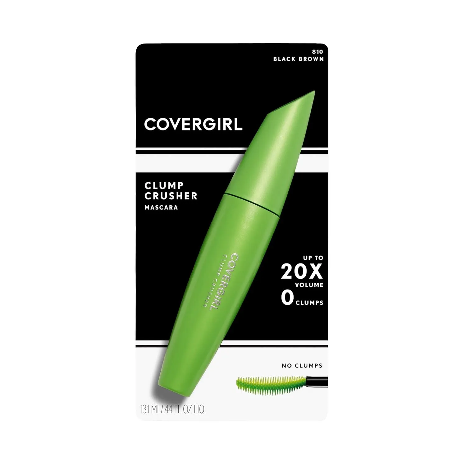 COVERGIRL - Clump Crusher by Lash Blast Mascara, 20X More Volume, Double Sided Brush, Long-Lasting Wear, 100% Cruelty-Free (Pack of 2)
