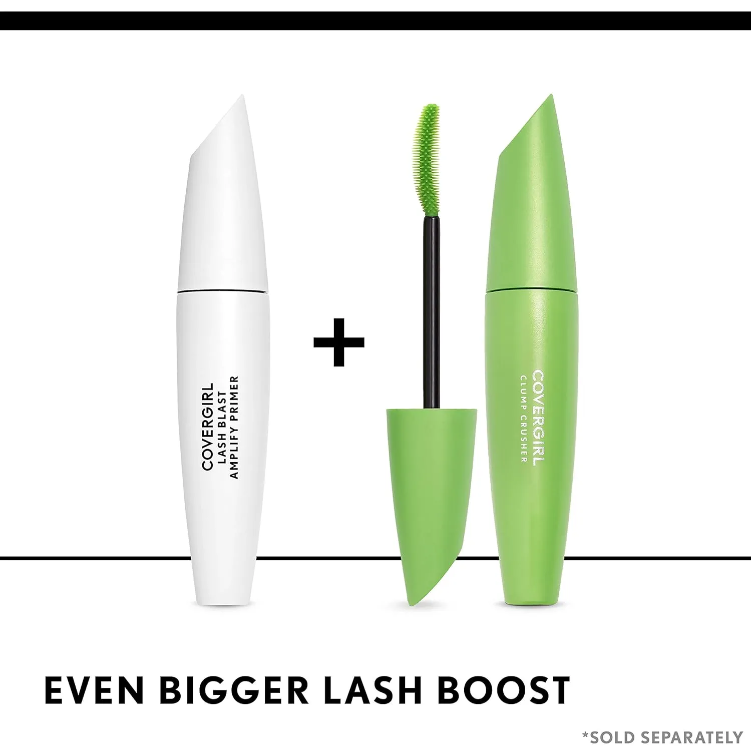 COVERGIRL - Clump Crusher by Lash Blast Mascara, 20X More Volume, Double Sided Brush, Long-Lasting Wear, 100% Cruelty-Free (Pack of 2)