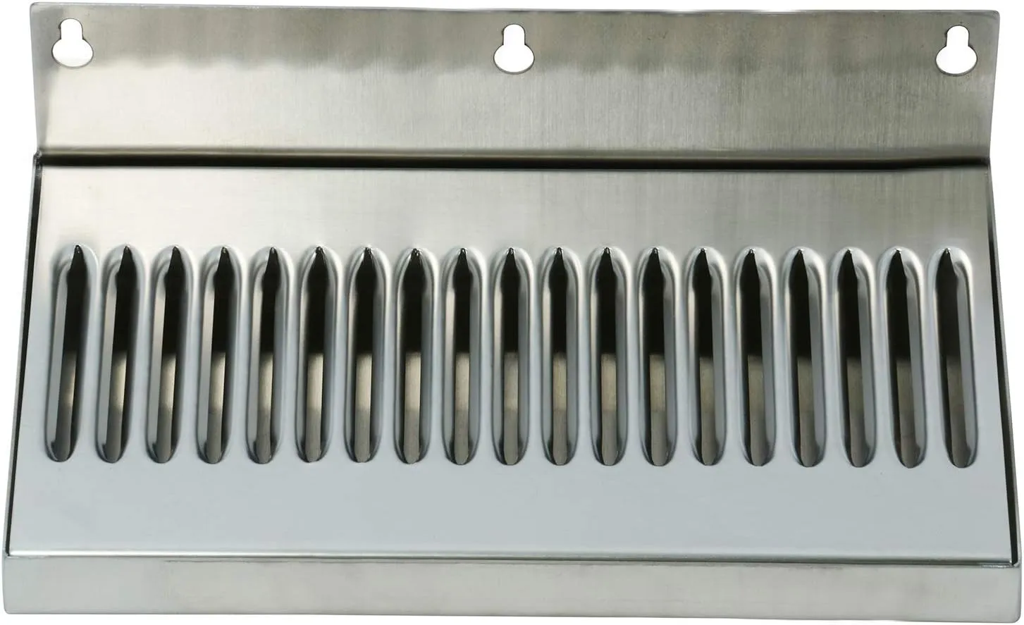 DasMarine 10Inch Draft Beer Wall Mount Drip Tray - Stainless Steel - No Drain
