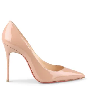 Decollete 554 100 beige patent leather pump