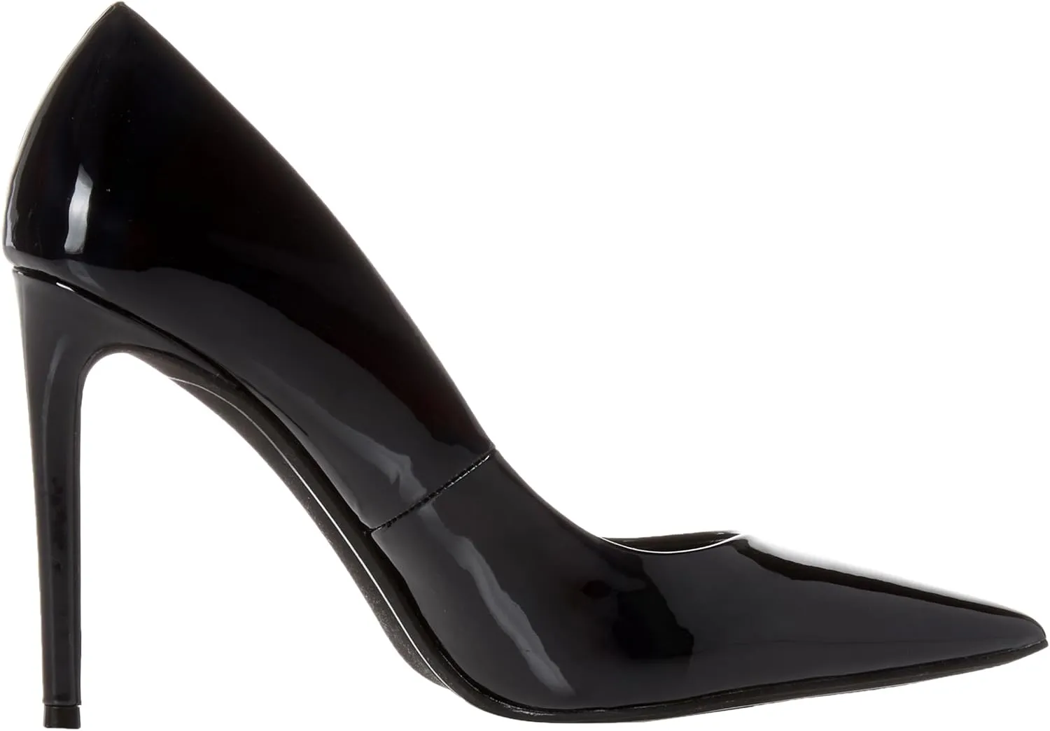 DKNY Women's Patent Leather Pointed Toe Pump Heeled Sandal