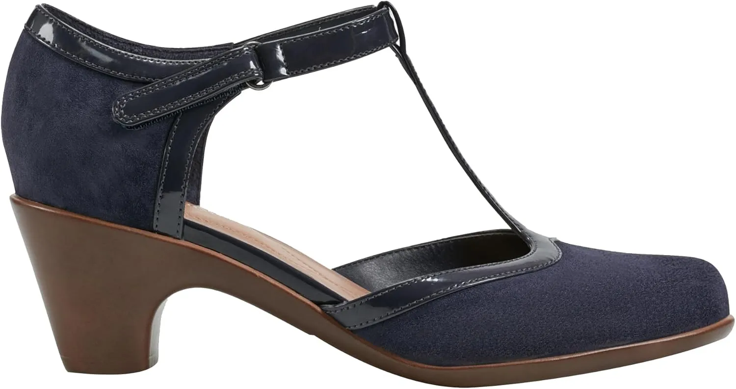 Easy Spirit Women's Cara T-Strap Pump