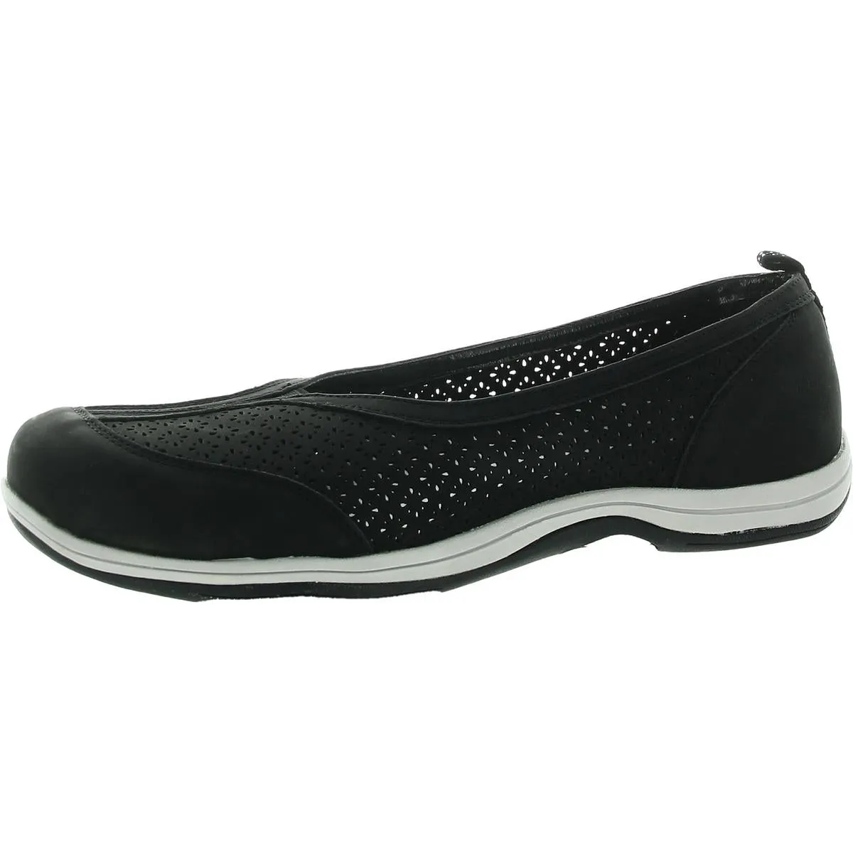 Easy Street Womens Perforated  Flat Shoes