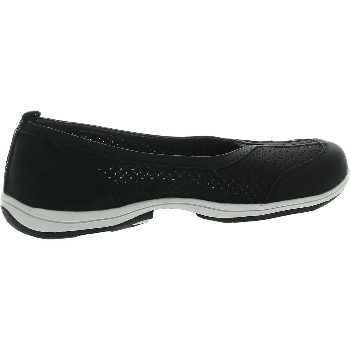Easy Street Womens Perforated  Flat Shoes