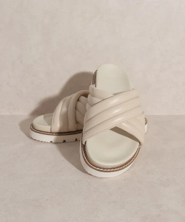 Easy X Dedign Grace - Puffed Strap Slide