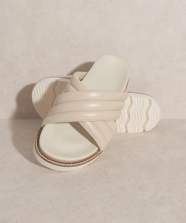 Easy X Dedign Grace - Puffed Strap Slide