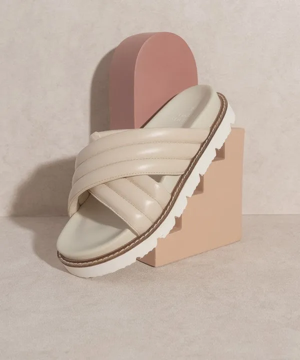 Easy X Dedign Grace - Puffed Strap Slide