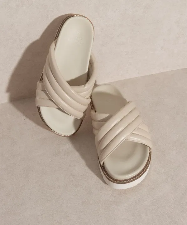 Easy X Dedign Grace - Puffed Strap Slide