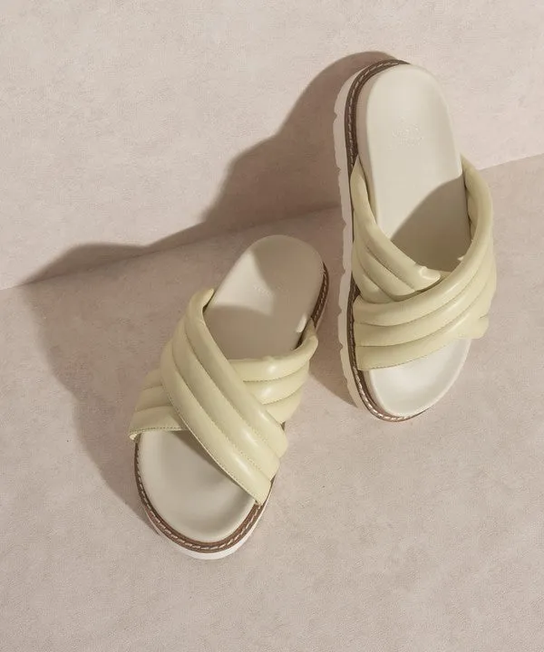 Easy X Dedign Grace - Puffed Strap Slide