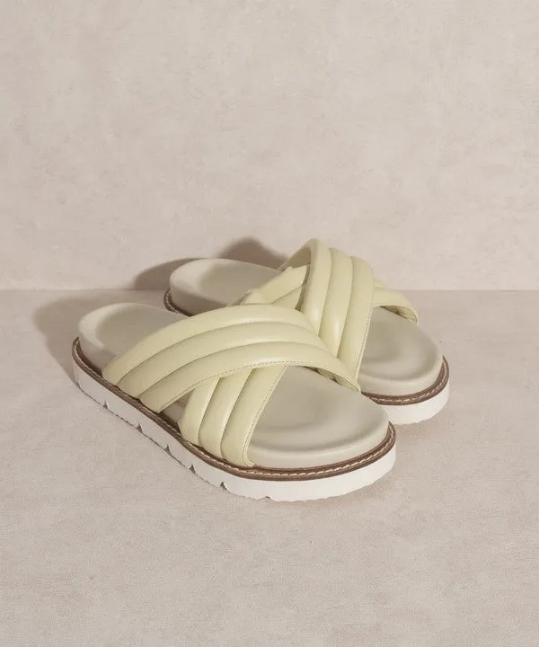 Easy X Dedign Grace - Puffed Strap Slide