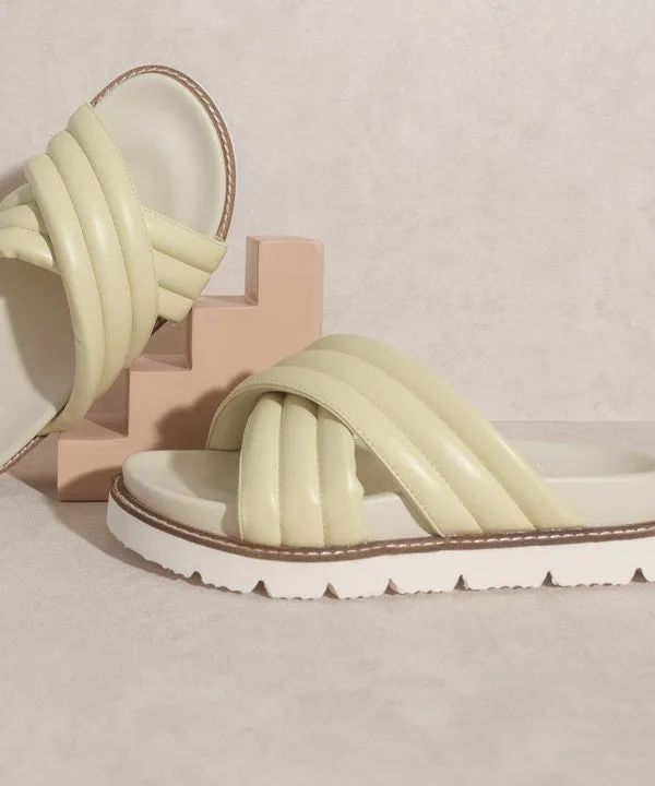Easy X Dedign Grace - Puffed Strap Slide