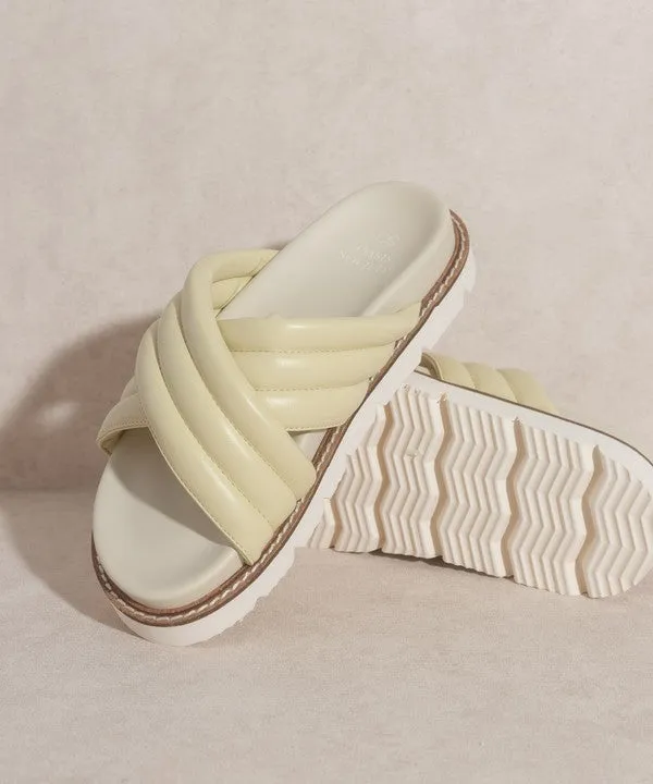 Easy X Dedign Grace - Puffed Strap Slide