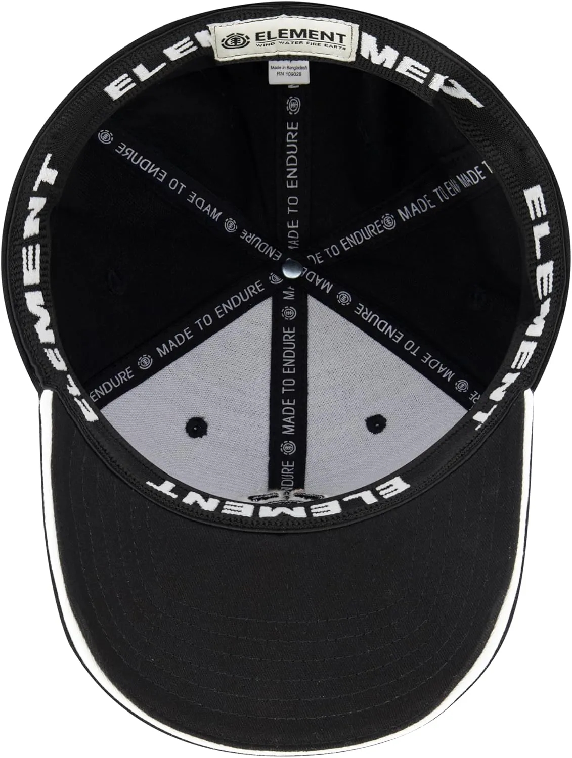 Element Baseball Hat, Adult Flex Fit Active Sport Cap with Curved Brim