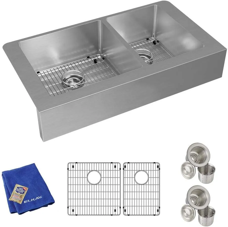 Elkay ECTRUF32179RC Sink, 6-5/8" Apron, Stainless Steel