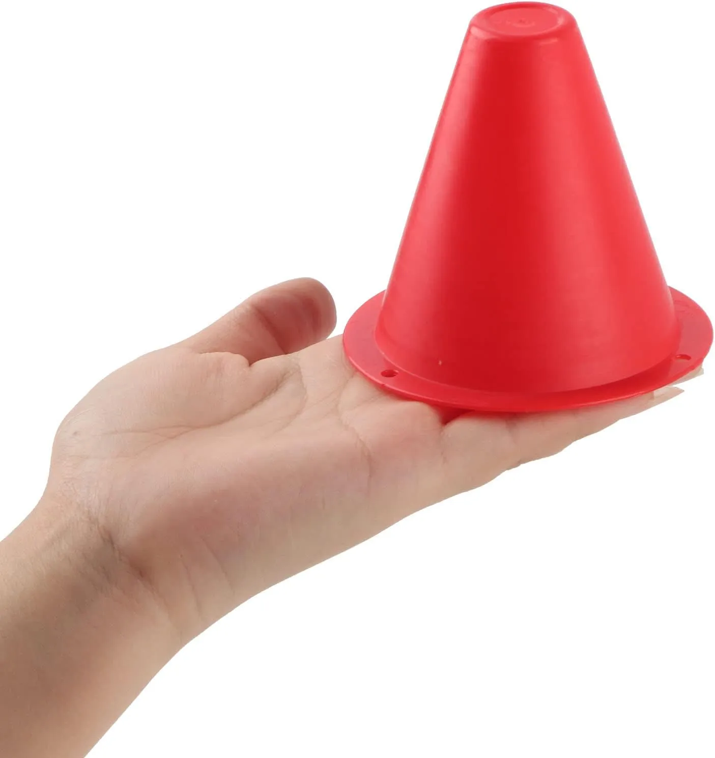 Estink Soccer Marking Cones, 10pcs PE Soccer Marking disks, Traffic Cones, Marking Cones for Children's Soccer, Soccer, Equestrian Sports, 8.5 x 8.5 cm