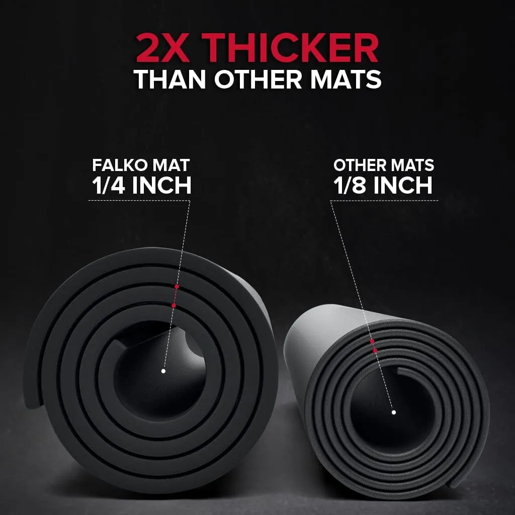 Falko Tactical Gun Cleaning Mat for Glock - Double Thickness Gun Mat - HD Exploded Diagram Including Parts List, Lubrication Points and Disassembly Steps (20 by 12 Inches)