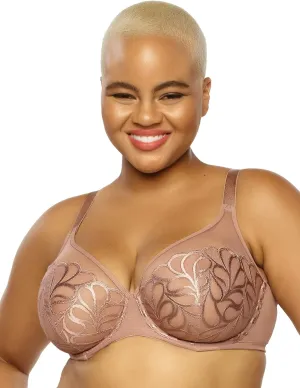 Felina Paramour Lotus Embroidered Unlined Bra | Ultra-Light