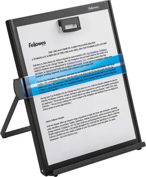 Fellowes Kopy-Aid Black Letter Copyholder (11053), 11.4" x 10.6" x 8.4"